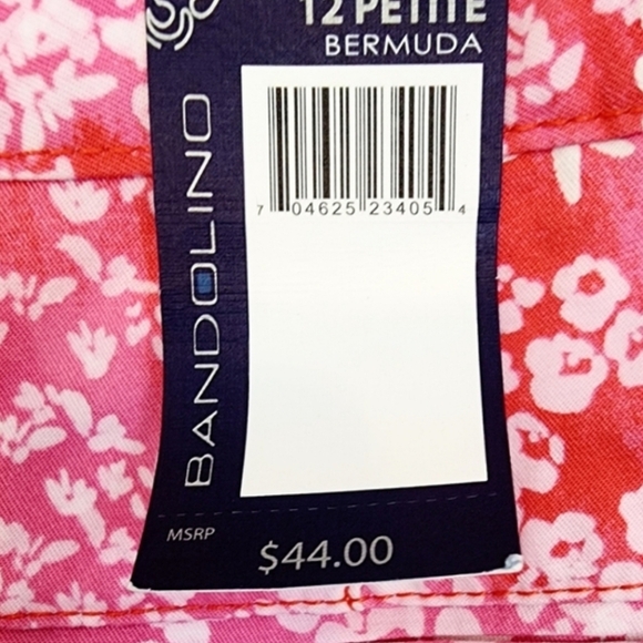 Bandolino Ivette Tummy Slimming Floral Bermuda Short - Picture 8 of 9